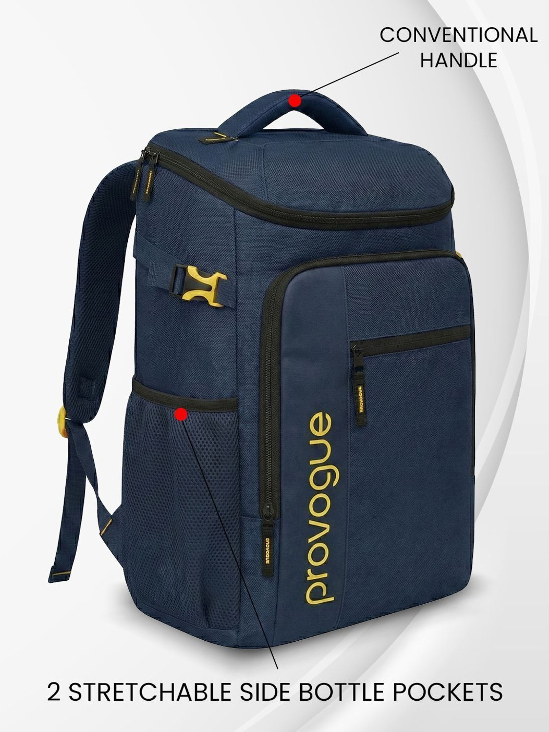 Image of PROVOGUE Unisex SmartHaul with Rain Cover 45 L Laptop Backpack