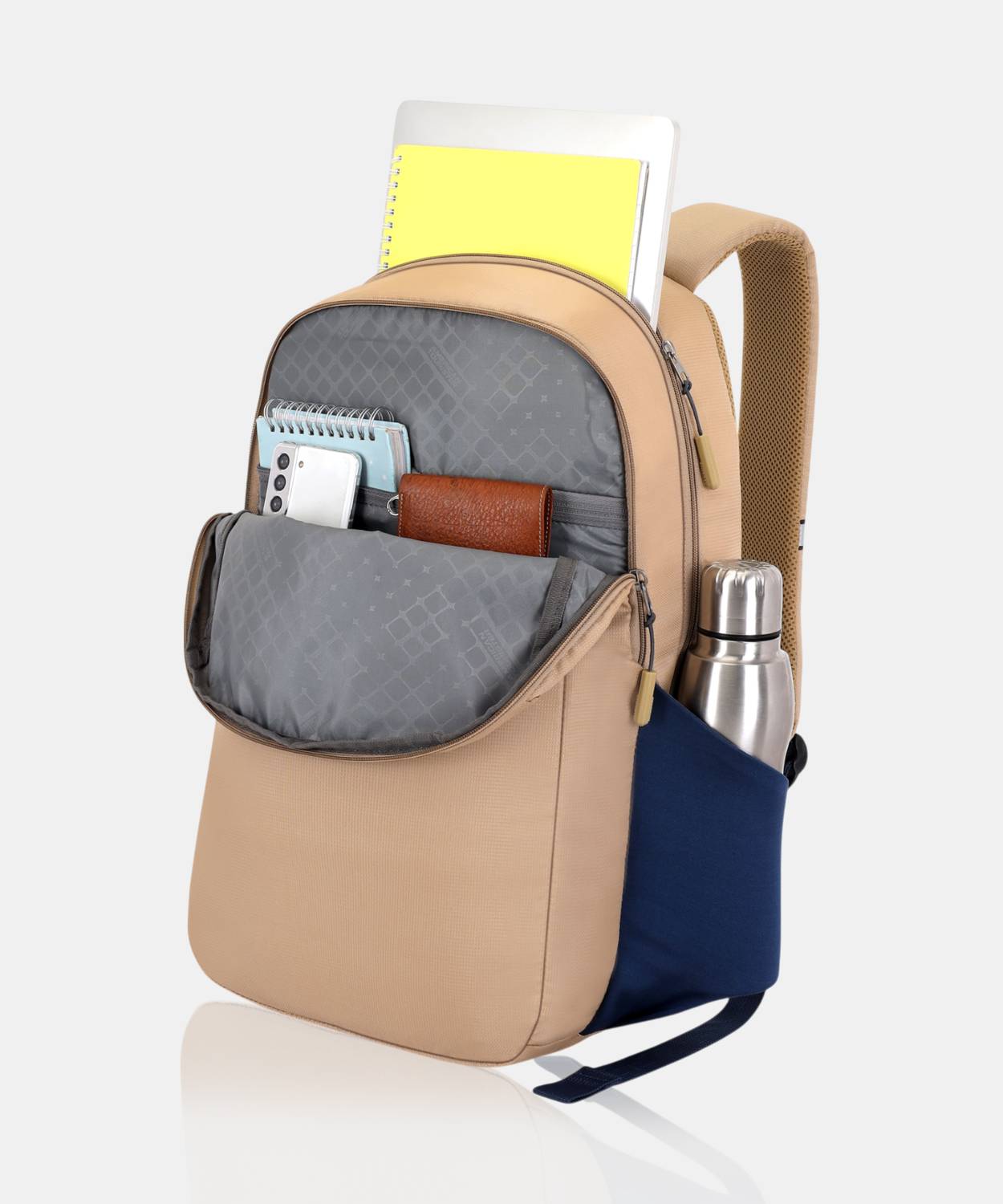 American Tourister Daybreak 25L Beige Laptop Backpack - Image 4
