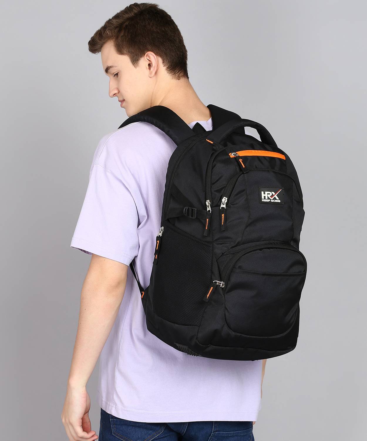 HRX by Hrithik Roshan Buster Unisex Bag with rain cover Office/School/College/BusinessB-40.2L 40.2 L Backpack