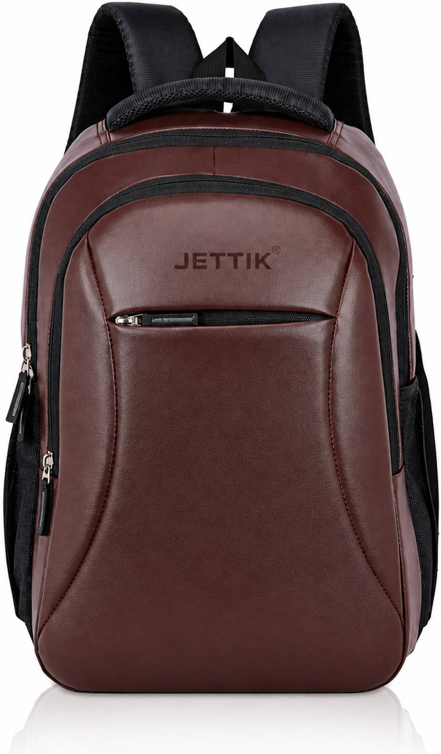 jettik Imitation Leather School Bag with 4 Pockets 30 L Laptop Backpack