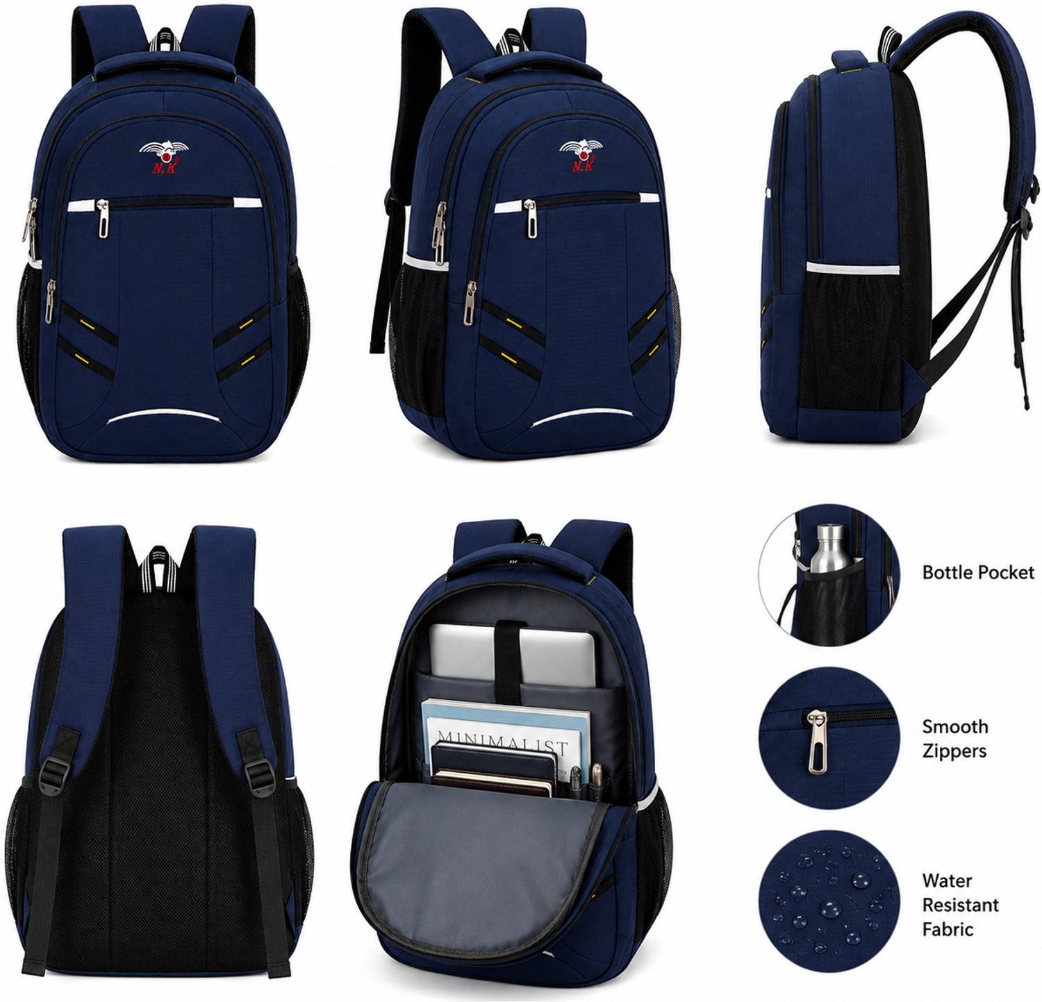 N.K Unisex 25L School Backpack - Image 5