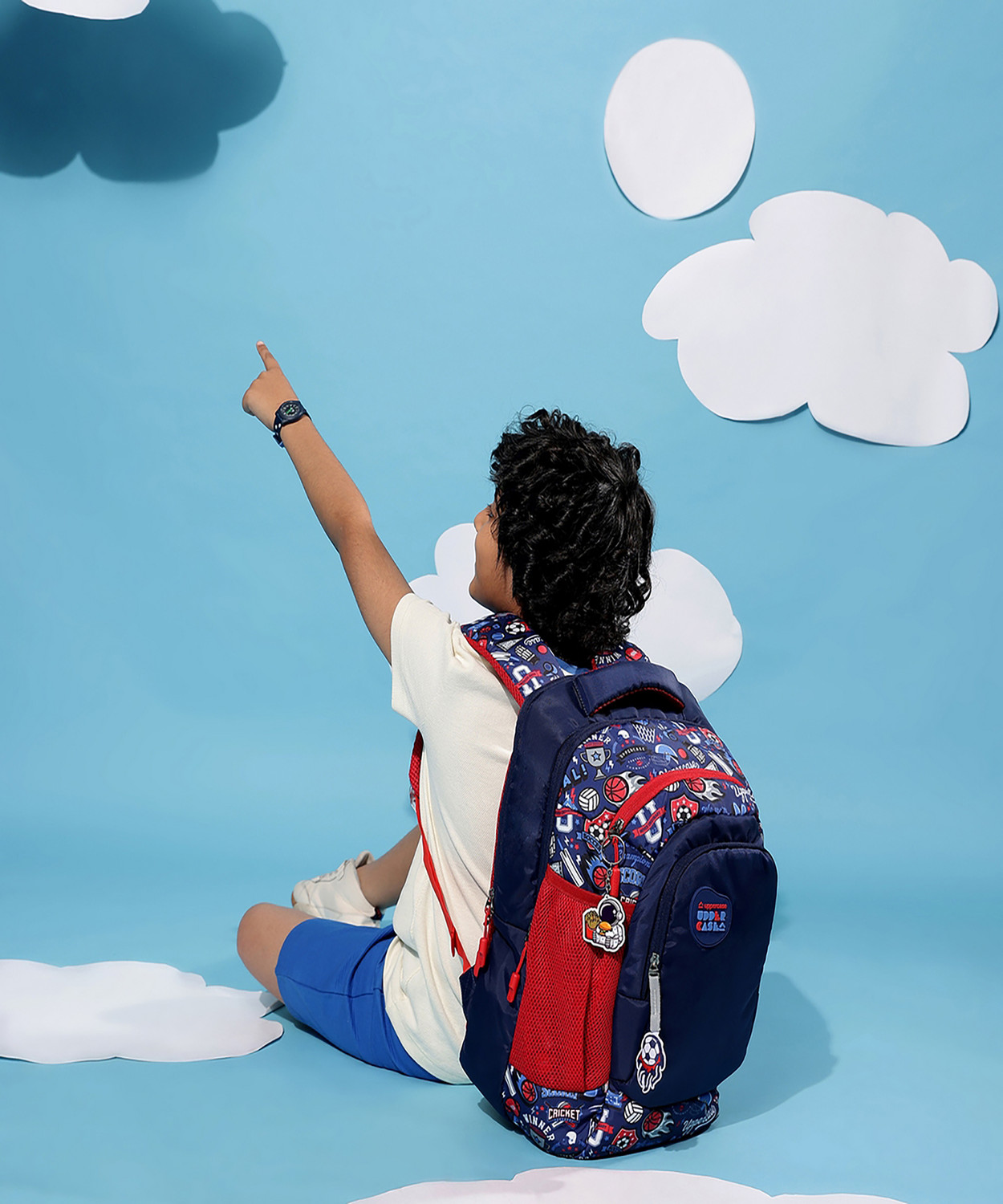 Image of Uppercase Sprout 01 School Backpack Navy Blue 29.799 L Backpack