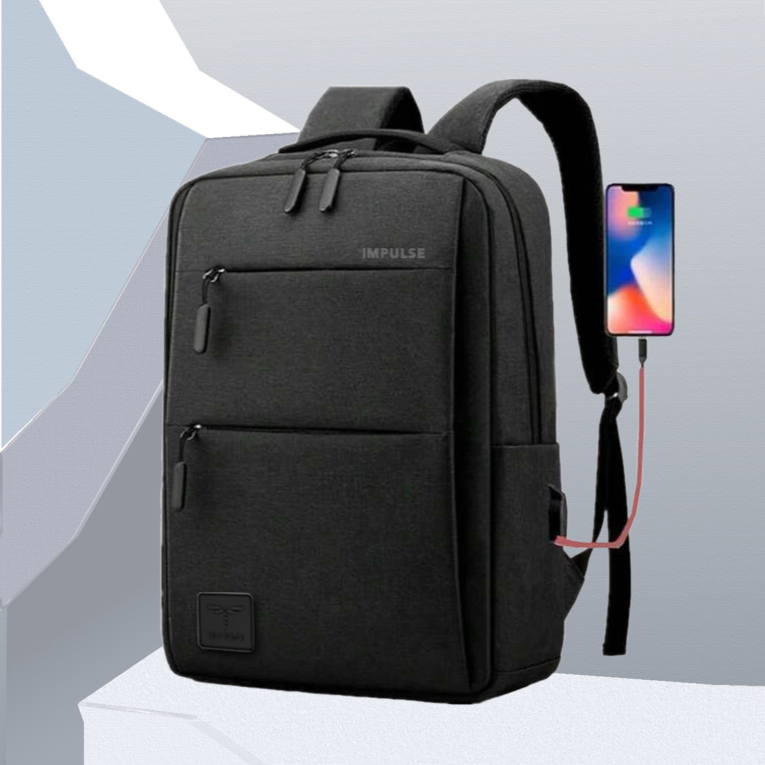 Image of IMPULSE Laptop Backpack Elite 16 Inch Laptop Backpack with USB Charging Bag for Men 25 L Laptop Backpack