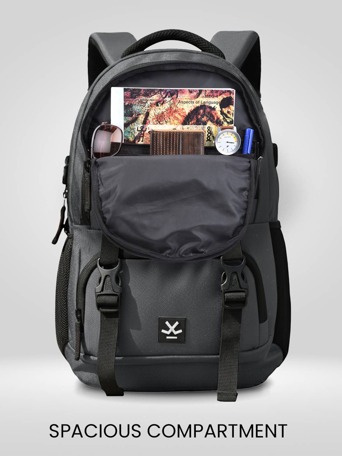 WROGN ASHPER 40L Laptop Backpack with USB - Image 2
