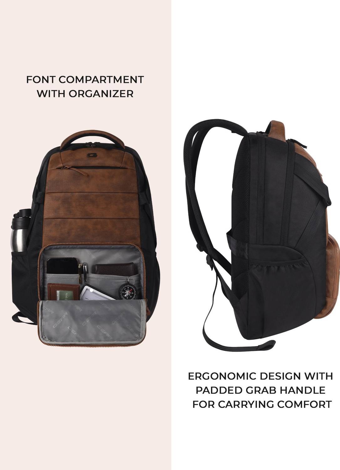 Gear Aspire 32L Brown Laptop Backpack - Image 5