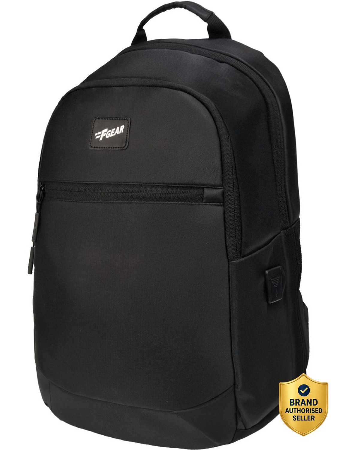Image of F Gear Balanzo Black With USB 16 L Laptop Backpack