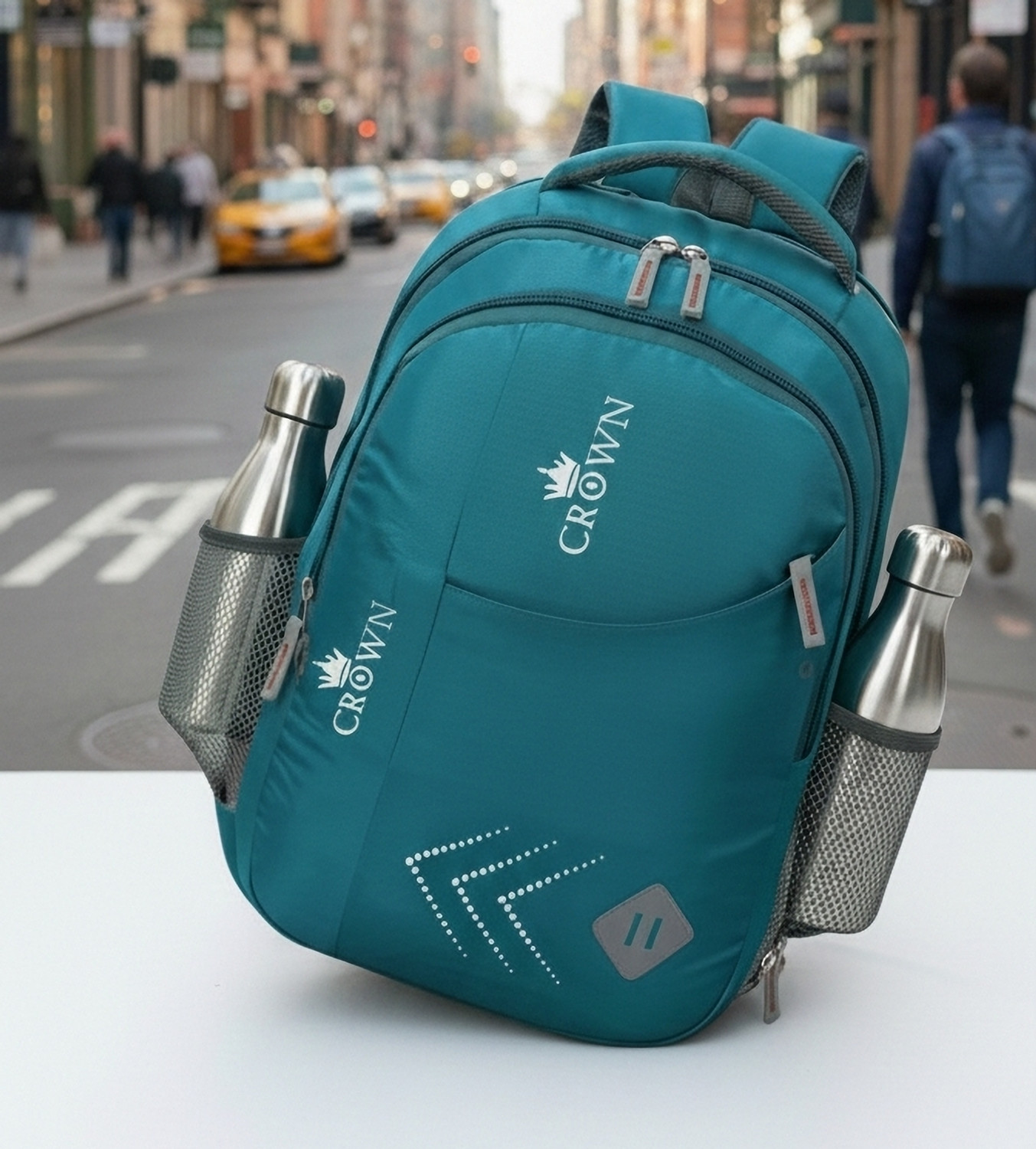 Image of CROWN Spacious With Ergonomic Design & Climbing Travel for School & College 25 L Backpack