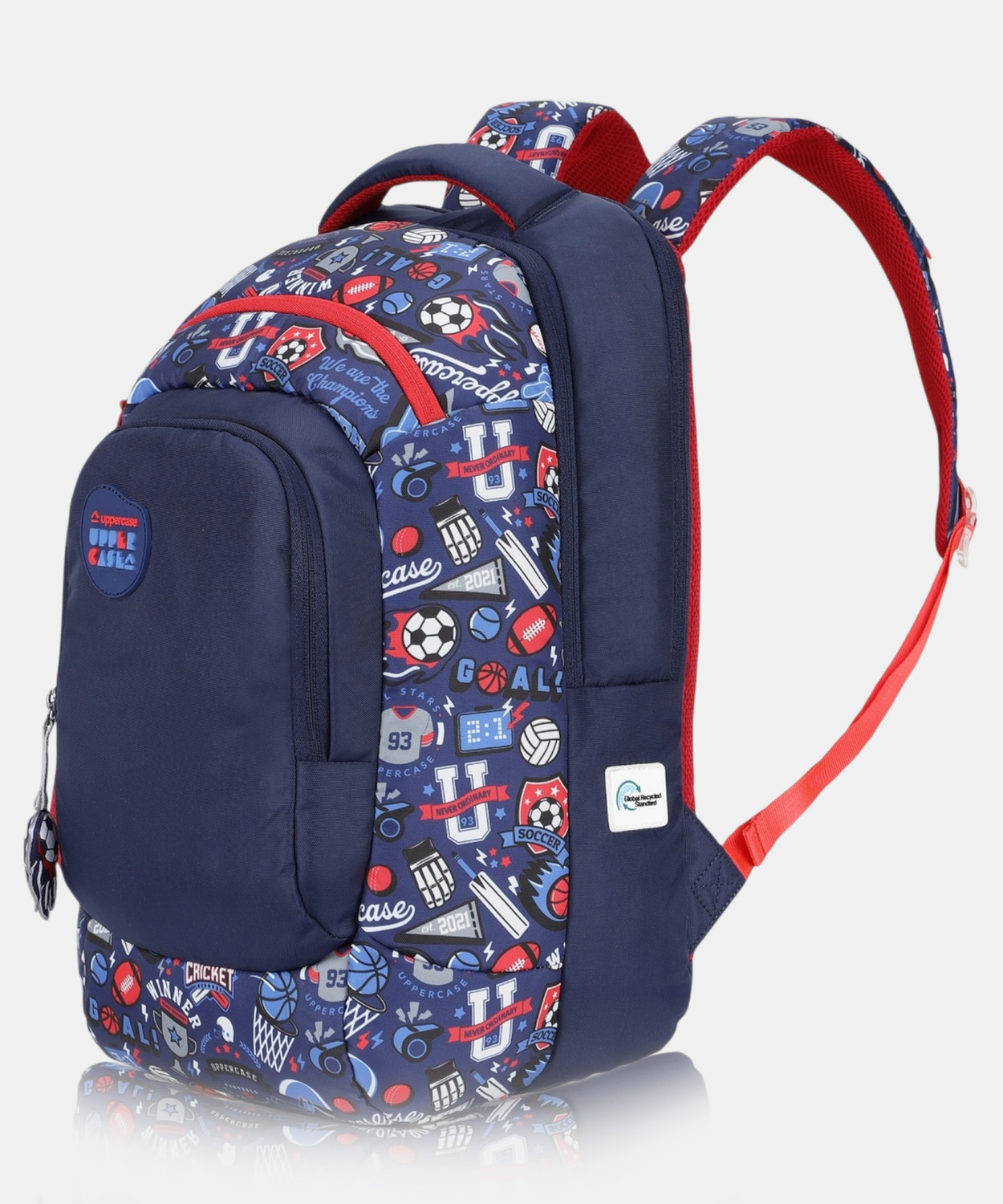 Image of Uppercase Sprout 01 School Backpack Navy Blue 29.799 L Backpack