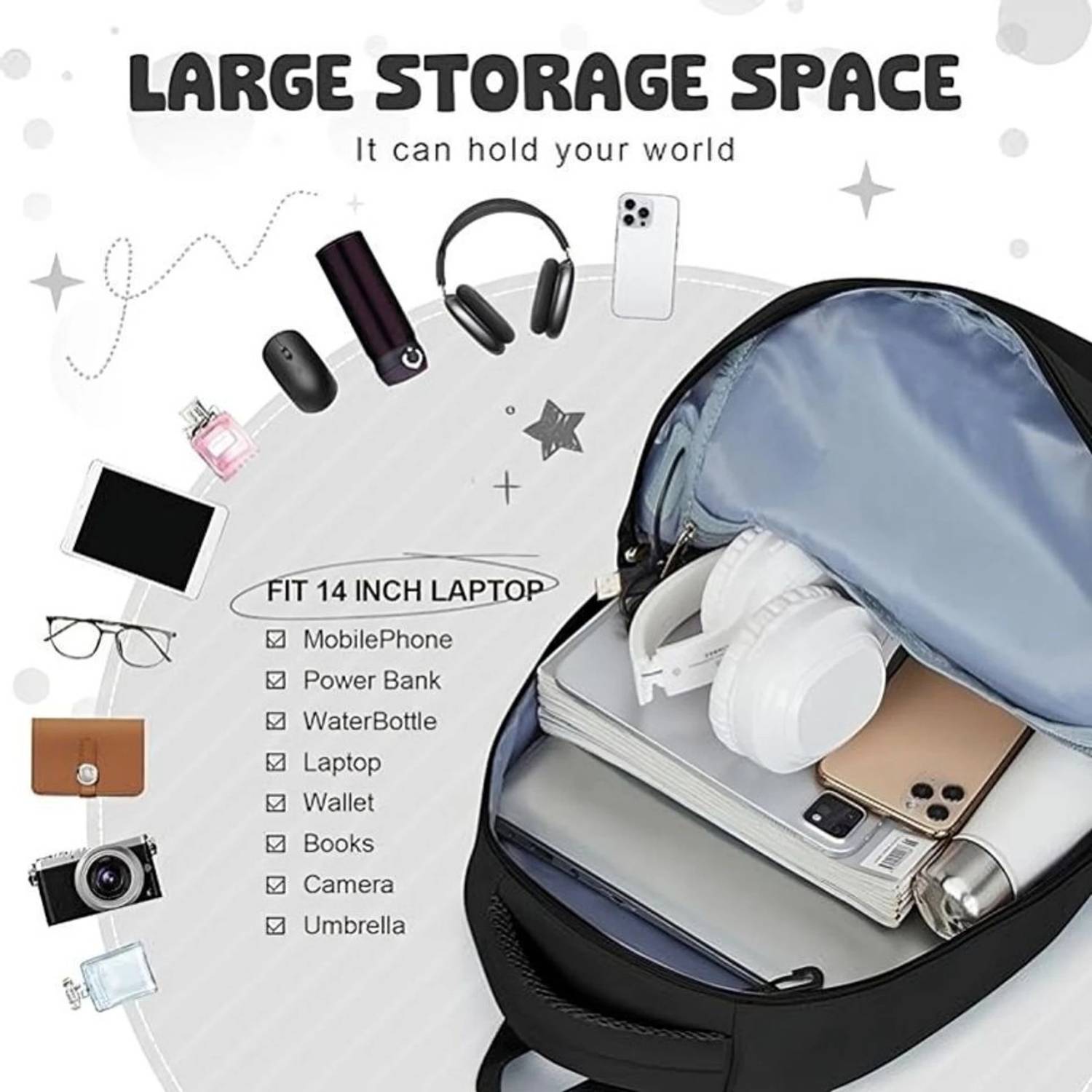 Aura 20L Laptop Backpack for Women - Image 3