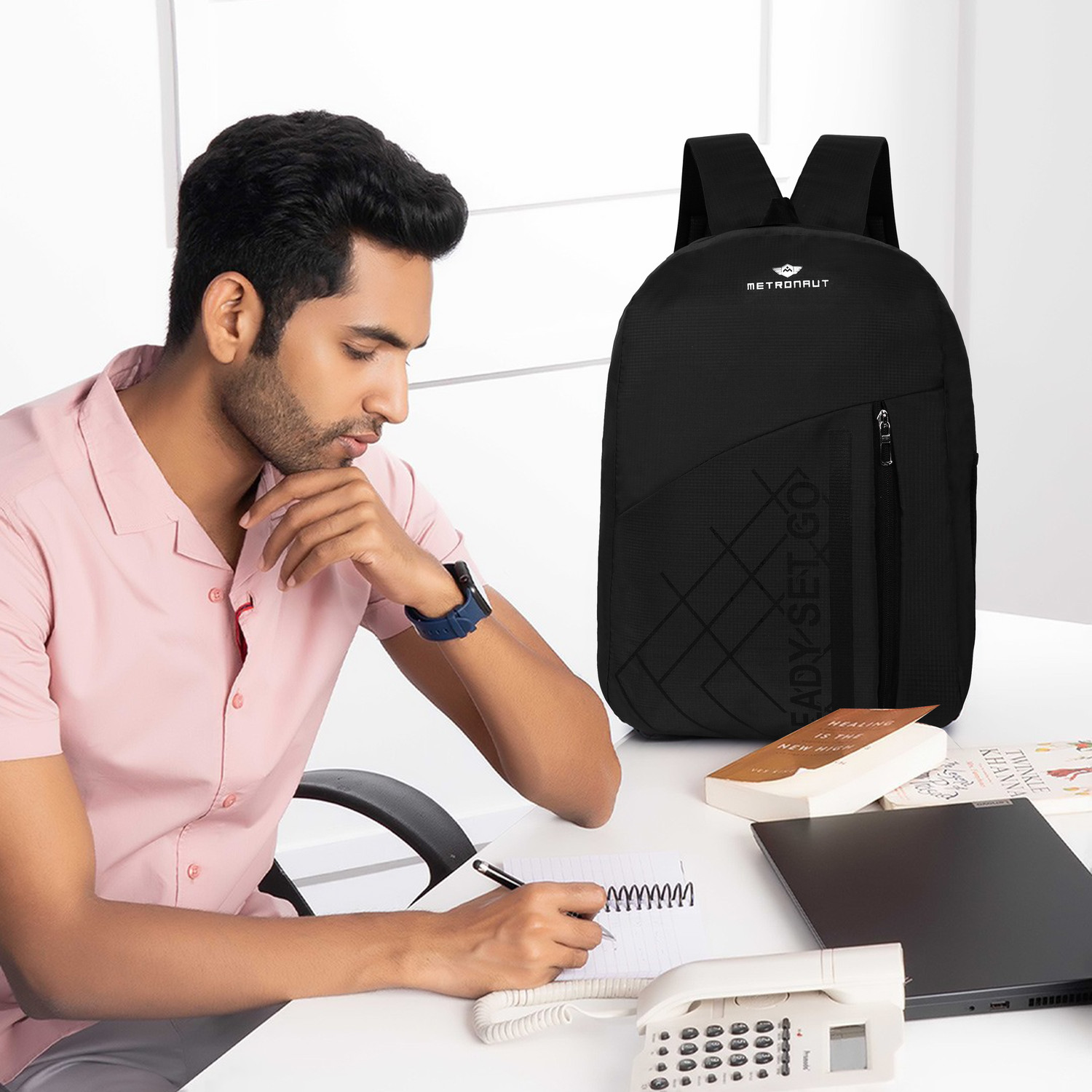Image of METRONAUT UrbanFlex Polyester Backpack Tear-Resistant Fabric & Everyday Design 25 L Backpack