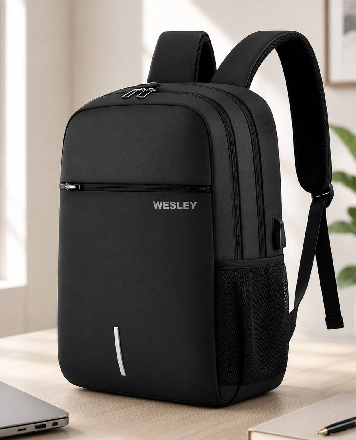 WESLEY Zeus Unisex Office/College/Business 35 L Laptop Backpack