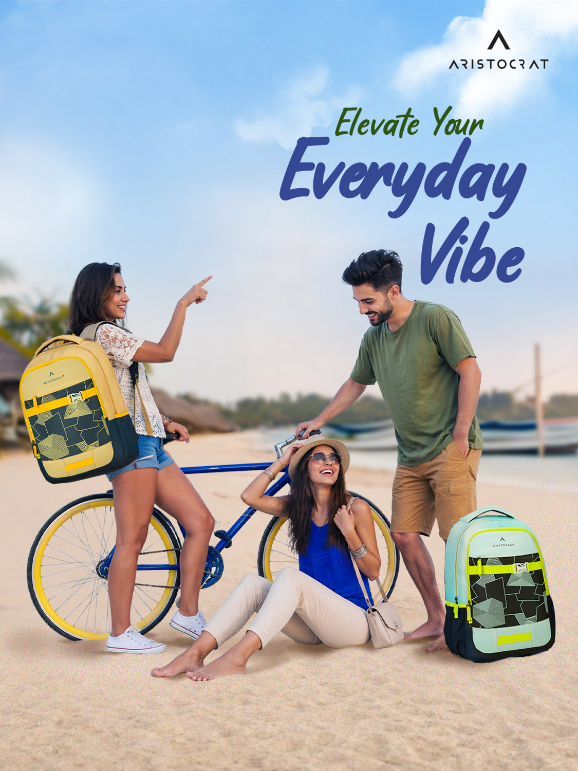 Image of ARISTOCRAT Buzz Casual Backpack with 3 Specious Compartments and Quick-Access Front Pocket 30 L Backpack
