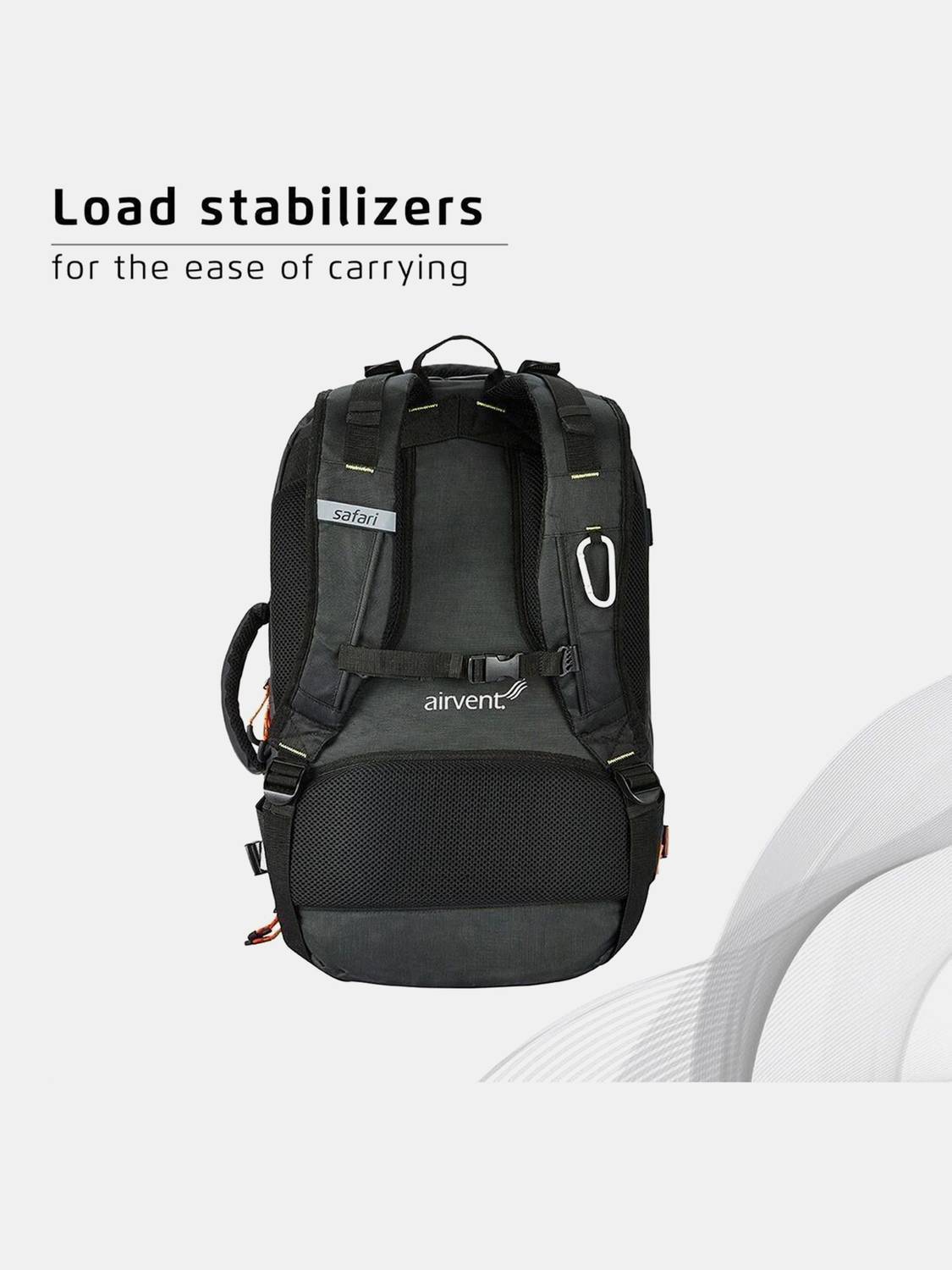 SAFARI Seek 45L Expandable Laptop Backpack - Image 5