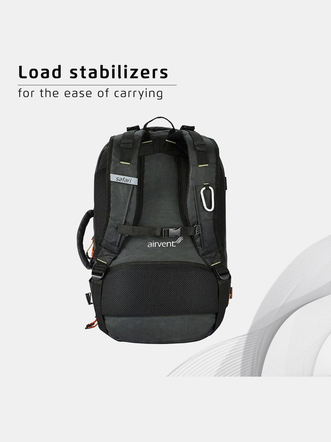 Image of SAFARI Seek Expandable Unisex with Suitcase compartment 45 L Large Laptop Backpack