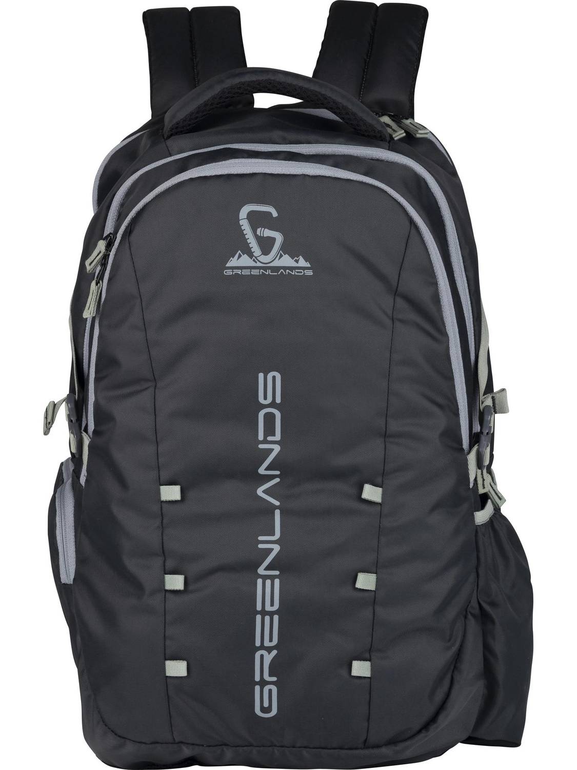 GreenLands by SG QUAD 45 Lightweight Adjustable Shoulder Straps Backpack For School College Office - Grey 45 L Laptop Backpack