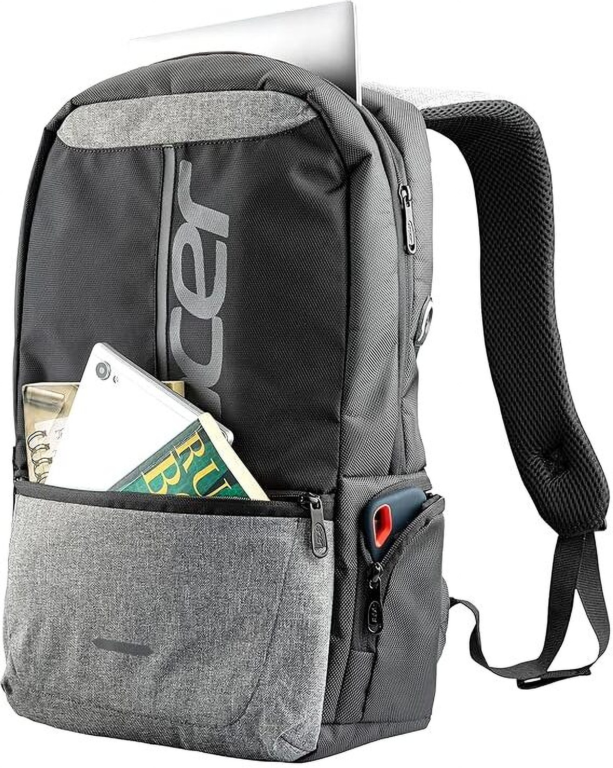 Image of Acer Lite Extra Soft Padded Notebook Backpack Panel with Airmesh 16 L Laptop Backpack