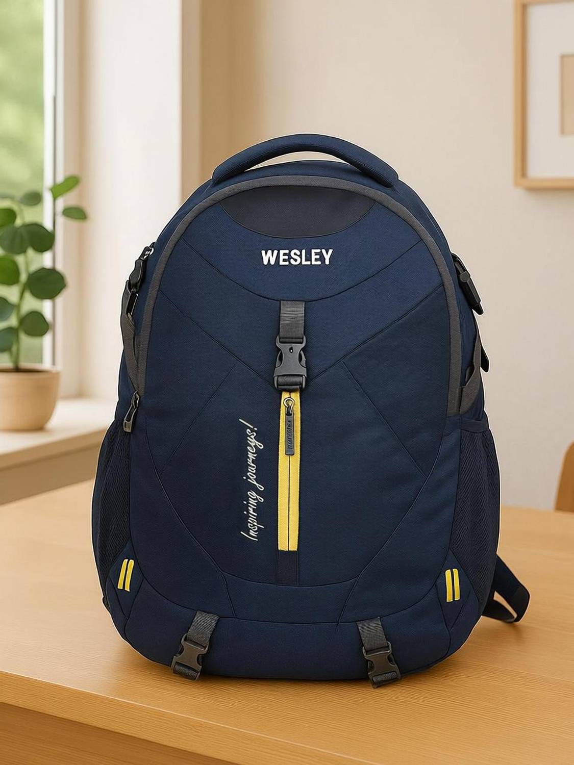 WESLEY Zeal Multipurpose bag with Shoe Compartment/Raincover College travel 50 L Laptop Backpack