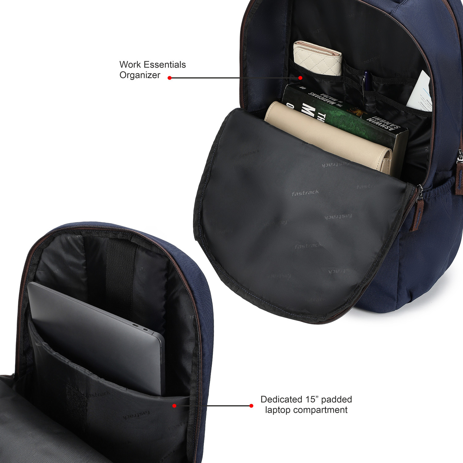 Image of Fastrack Unisex Haulpack Laptop Backpack with 15 inchLaptopSleeve 28 L Laptop Backpack