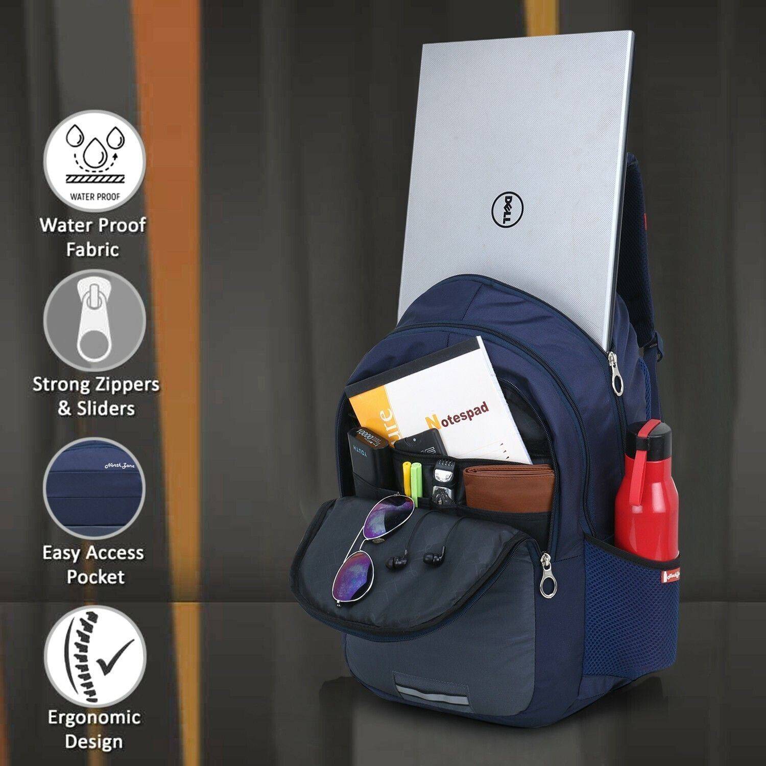 NorthZone Neavy 30L Blue Backpack - Image 5