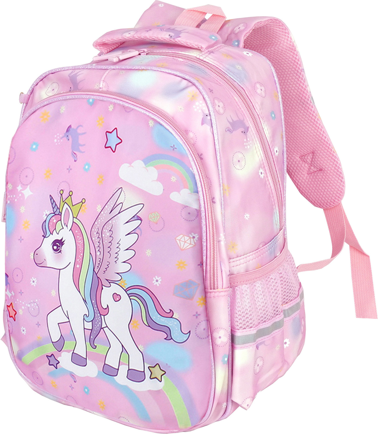 Image of STORITE Unicorn School Bag for Kids Girls Stylish Durable Water-Resistant Backpack 10 L Backpack