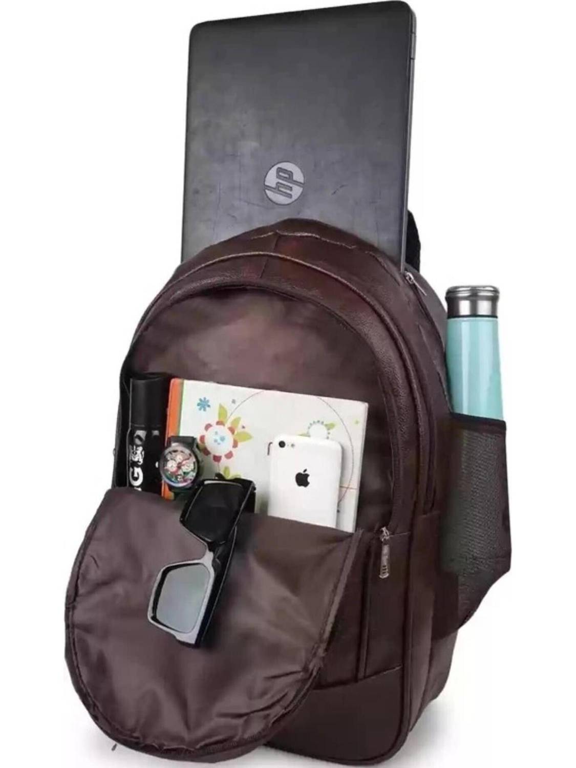 BACKPACKERS vegan Leather backpack for men 35 L Laptop Backpack