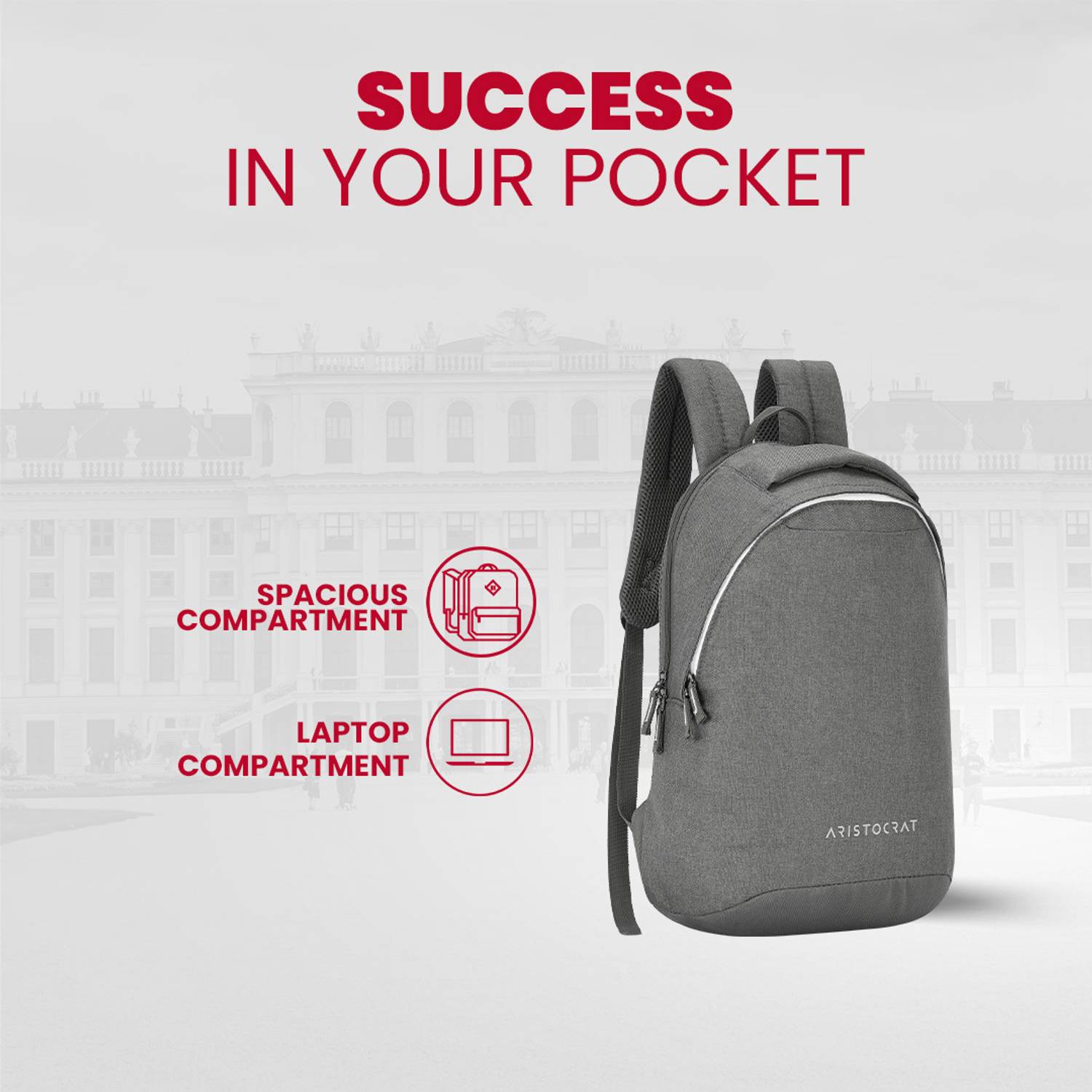 aristocrat z4 laptop backpack Buy Rucksack 45L with Padded Sleeve Aristocrat Laptop Backpack Aristocrat Z4