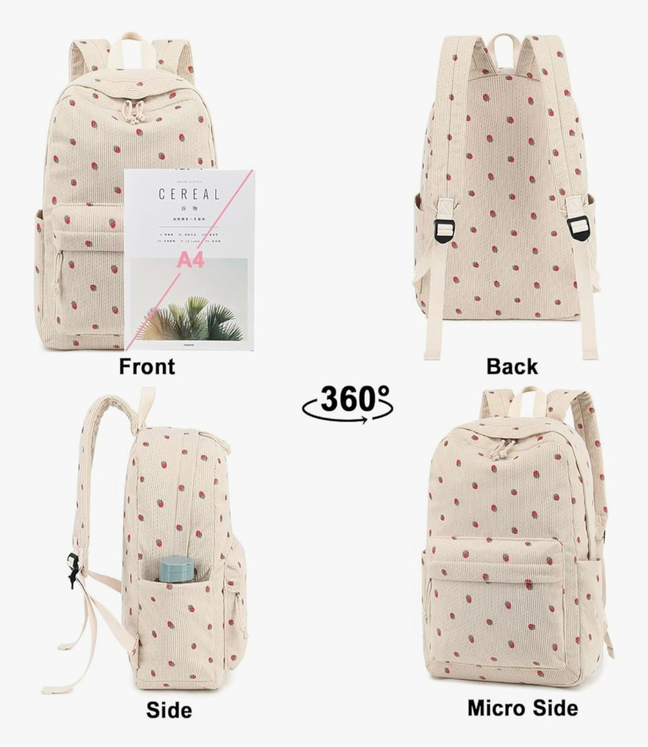 Image of Satic Medium 25 L Backpack School College Travel Backpack For Women's /Girls 25 L Backpack