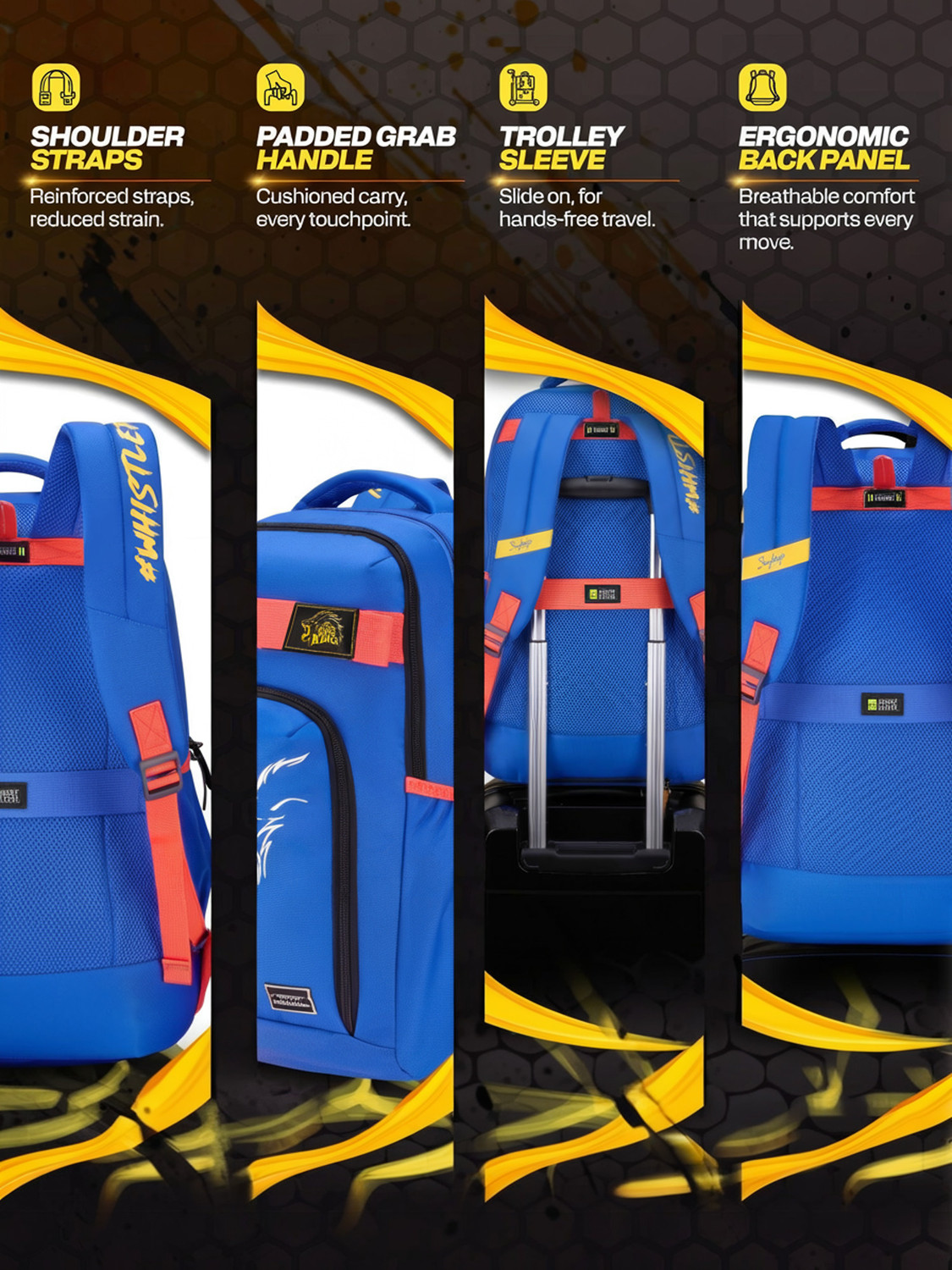 Image of SKYBAGS Namma 16.5 Inch Laptop Compatible with Tablet Sleeve, Shoe Pocket & Rain Cover 40 L Laptop Backpack