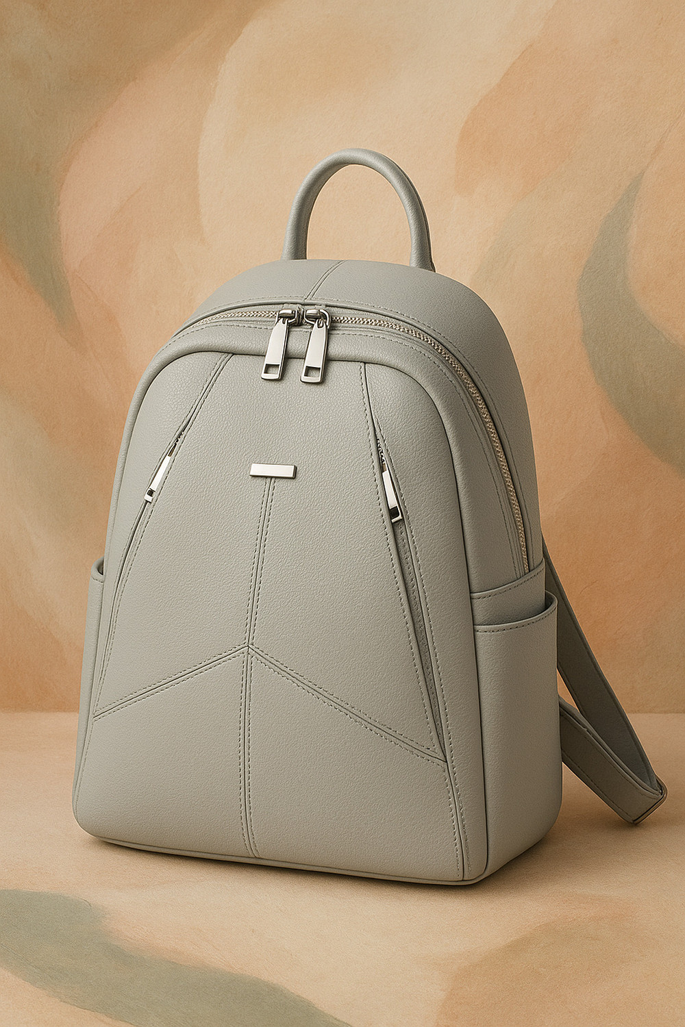 Image of JAISOM Small 18 L Laptop Backpack Purse Travel Vintage PU Leather Bag For Women 20 L Backpack