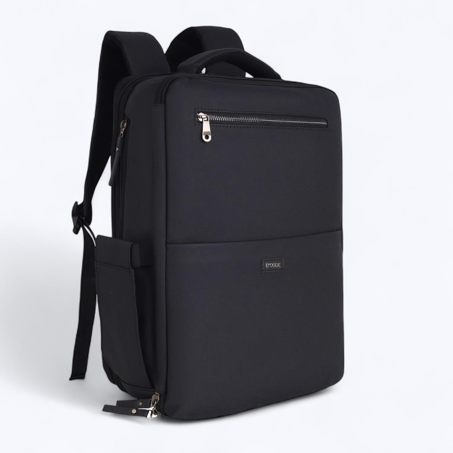 Image of Bcode Medium 30 L Backpack B'CODE Overnighter Laptop Backpack with Clothes Storage & Mesh Pockets - Blue (Black)