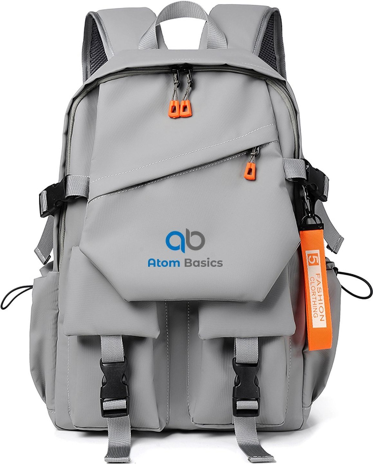 Image of Atom Basics Multi-Pocket Business & Travel Laptop Backpack with Padded Straps & USB Port 39 L Laptop Backpack