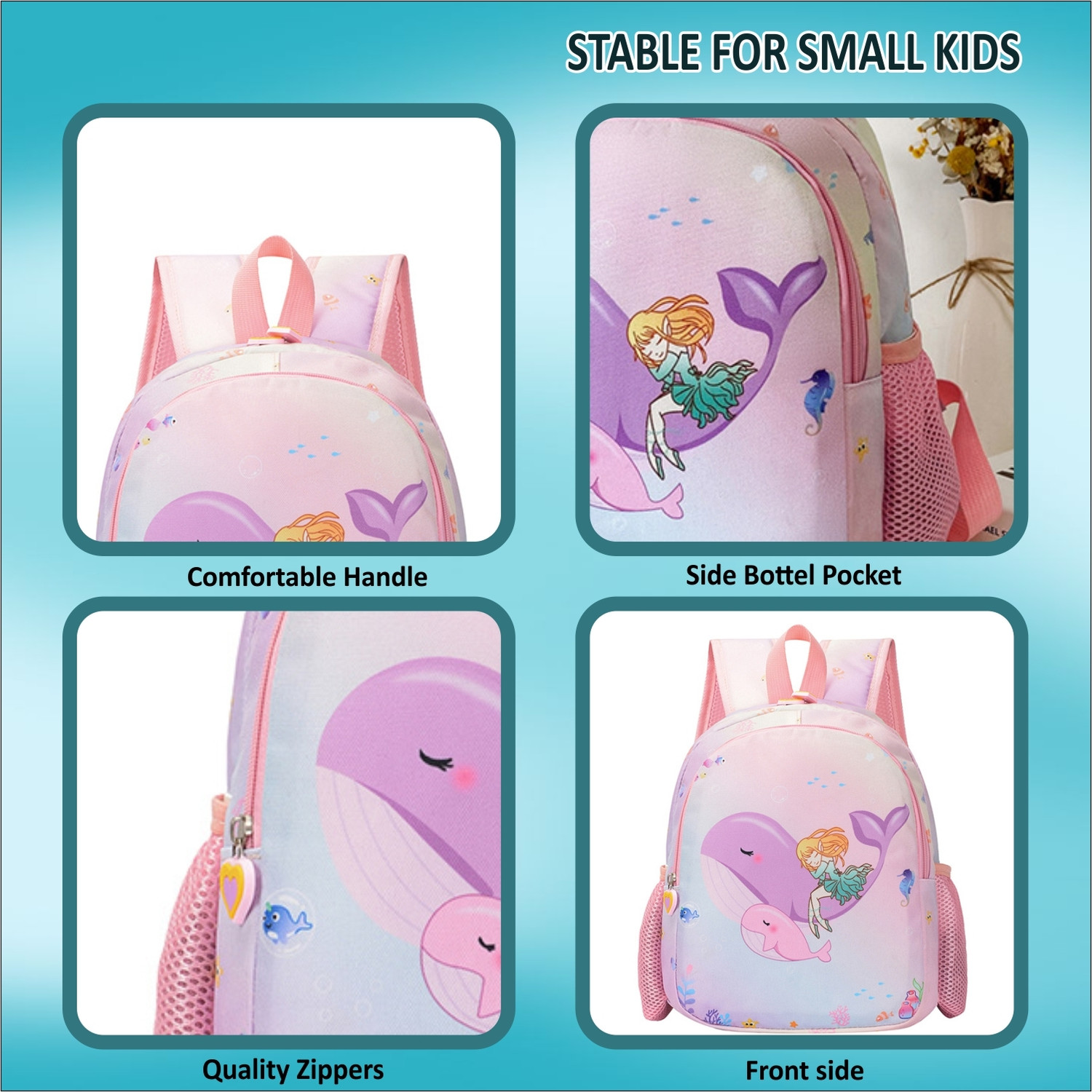 Image of Tinytot School Bag Nursery Preschool Play School Kids Bag for 2 to 5 year Child 12 L Backpack