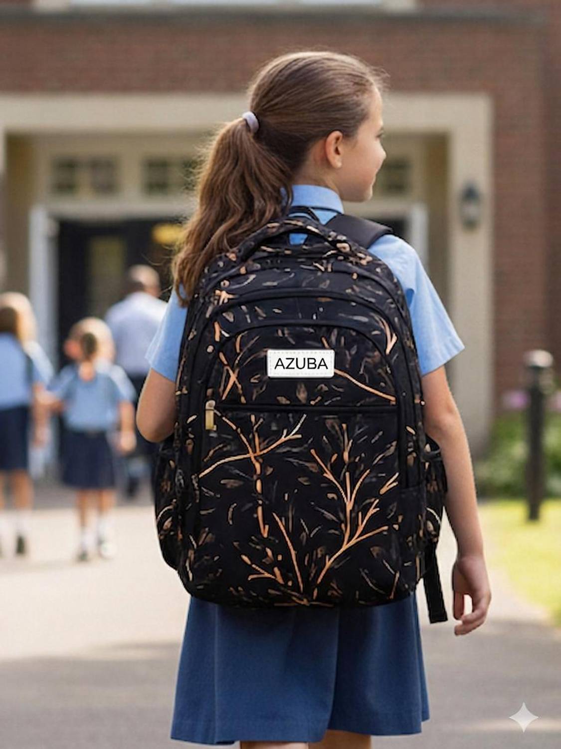 Azuba Premium quality school, College Backpack for boys and girls. 33 L Backpack