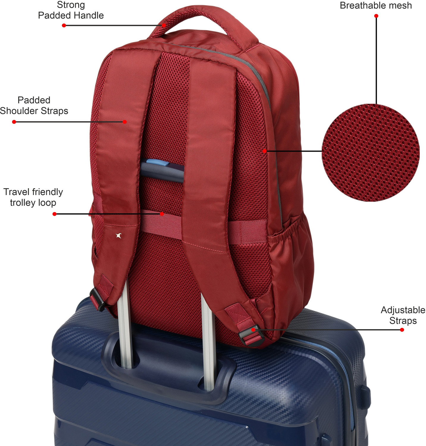 Image of Fastrack Unisex Haulpack Laptop Backpack with 15 inchLaptopSleeve 28 L Laptop Backpack