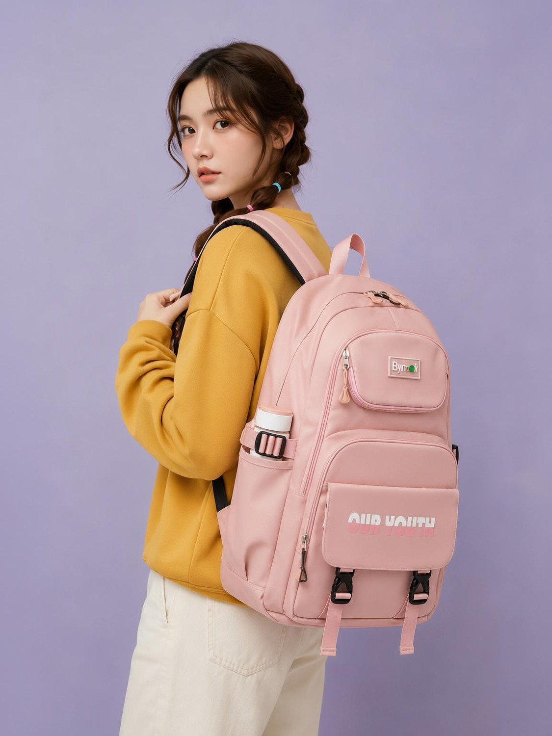 Image of MAG Large 35 L Laptop Backpack Korean Style Backpack (Multicolor)