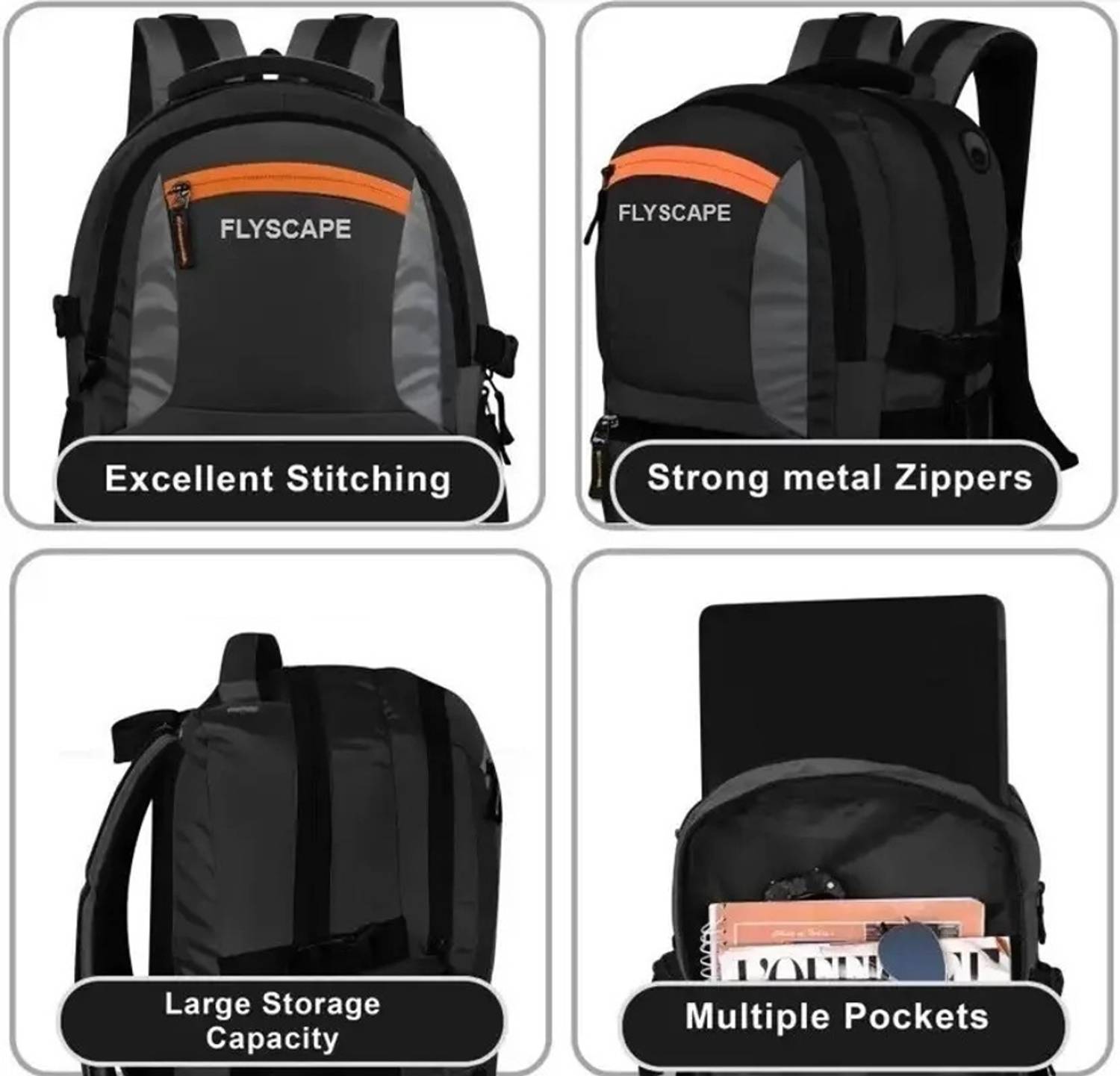 Flyscape Spacy 32L Laptop Backpack - Image 5