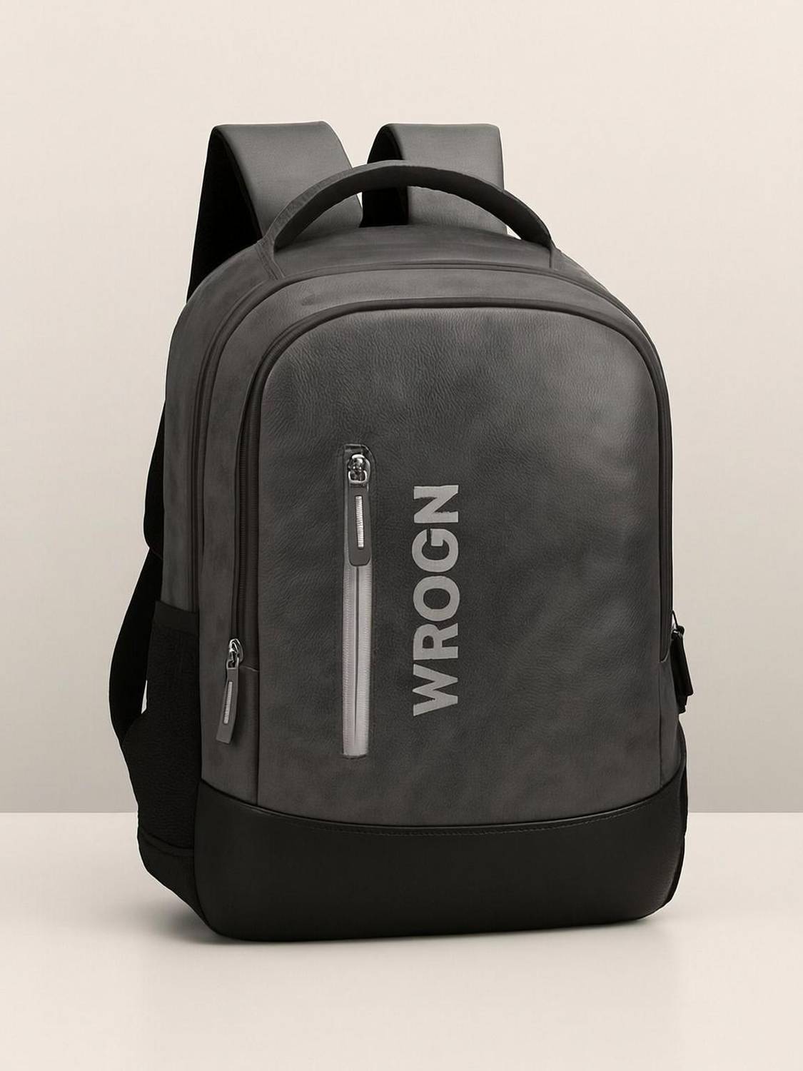WROGN USB Charging Port, Anti-theft Pocket, 15.5 inches Laptop faux Leather 35 L Laptop Backpack