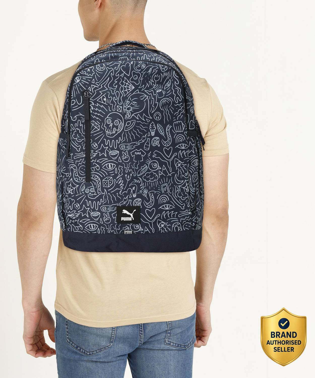 PUMA AOP Backpack IND 23 L Laptop Backpack
