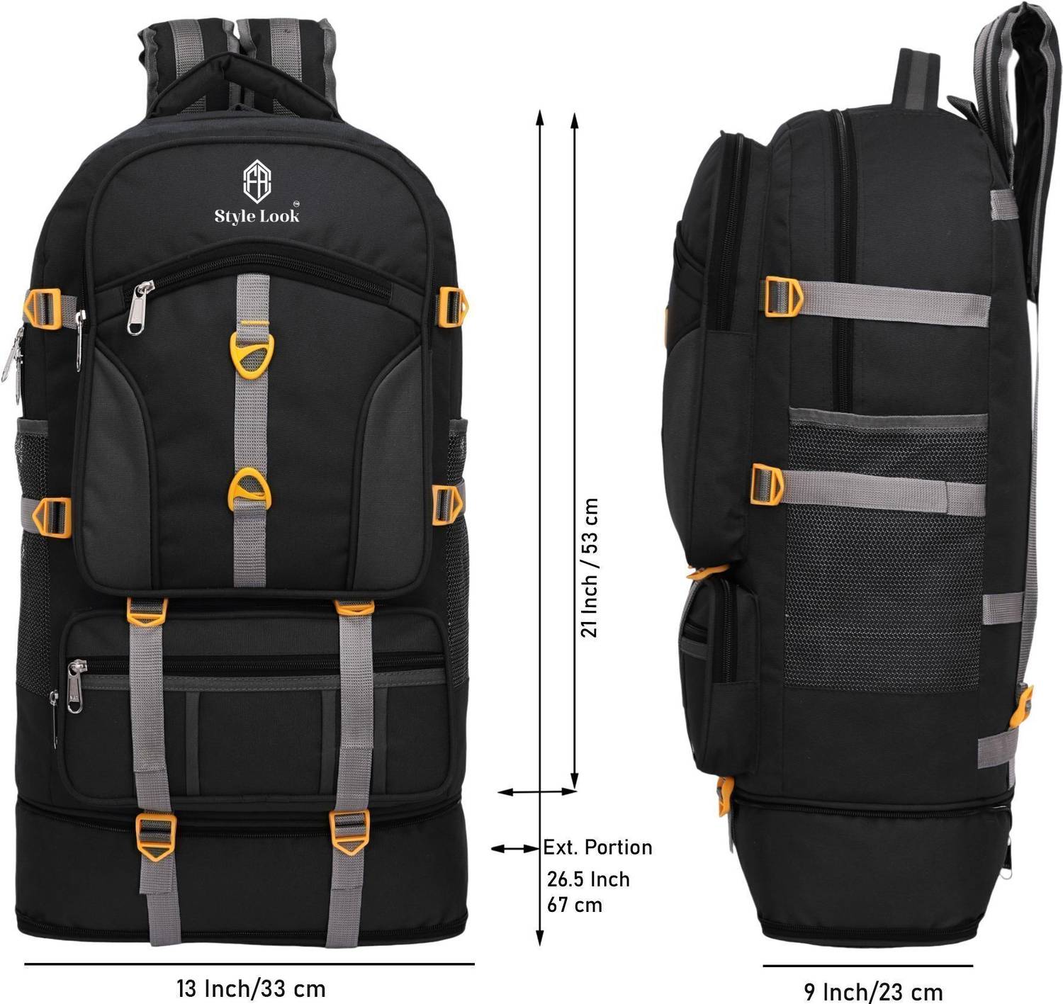 Style 75L 90L Men's Hiking Backpack - Image 3