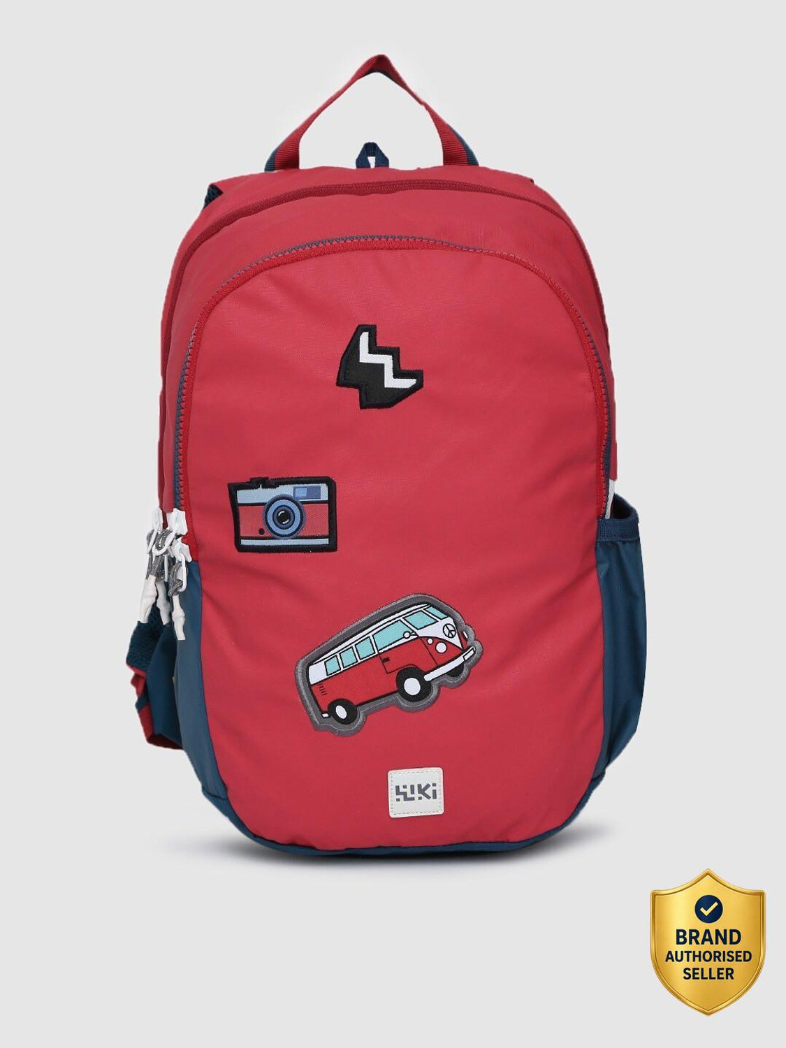 Image of Wildcraft WIKI CHAMP 2+ Badges Red 15 L Backpack