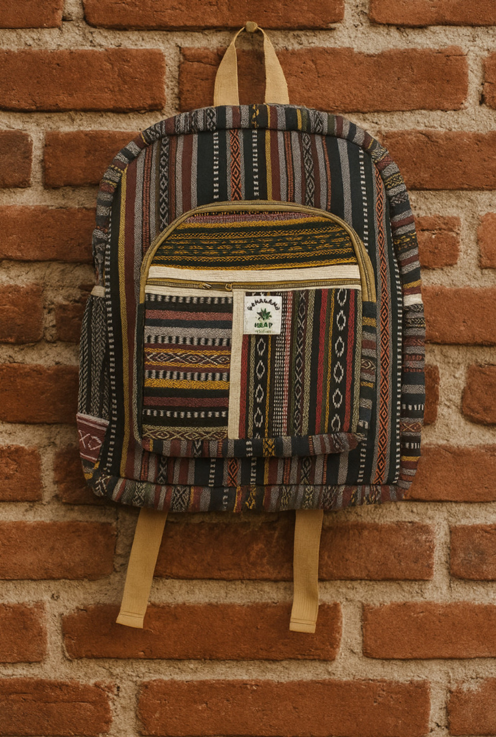Image of graabyo Medium 25 L Laptop Backpack Himalayan Hemp Laptop Bag Backpack /School bag 25 L Laptop Backpack