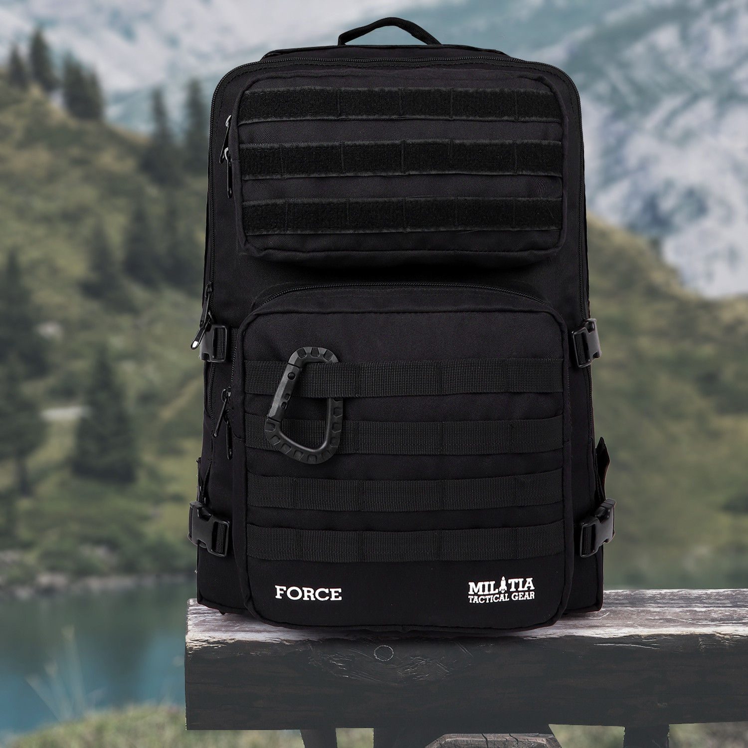 Image of MILITIA BP-FORCE-BLACK 40 L Backpack