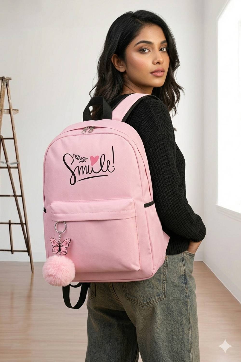 ARK Fashion 20L Pink Backpack - Image 5