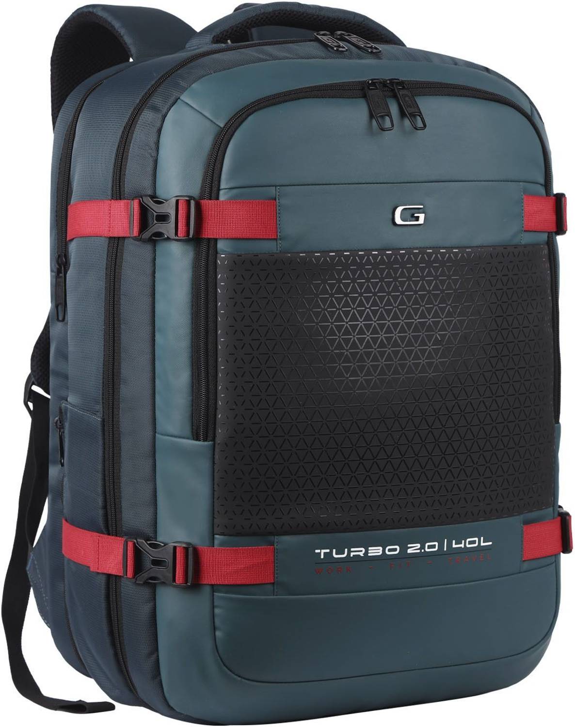 Gear Turbo 45 40L Green Laptop Backpack - Image 2