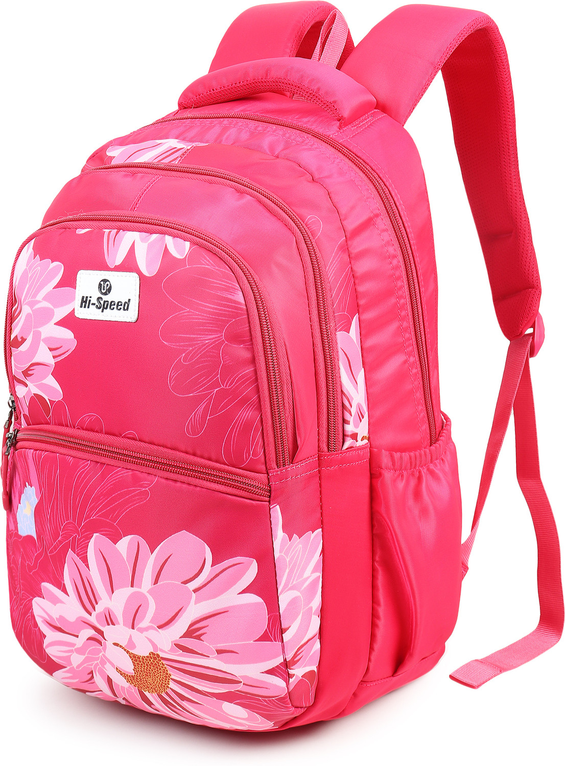Image of HI-SPEED Large 31 L Laptop Backpack Backpack (Red, Pink)
