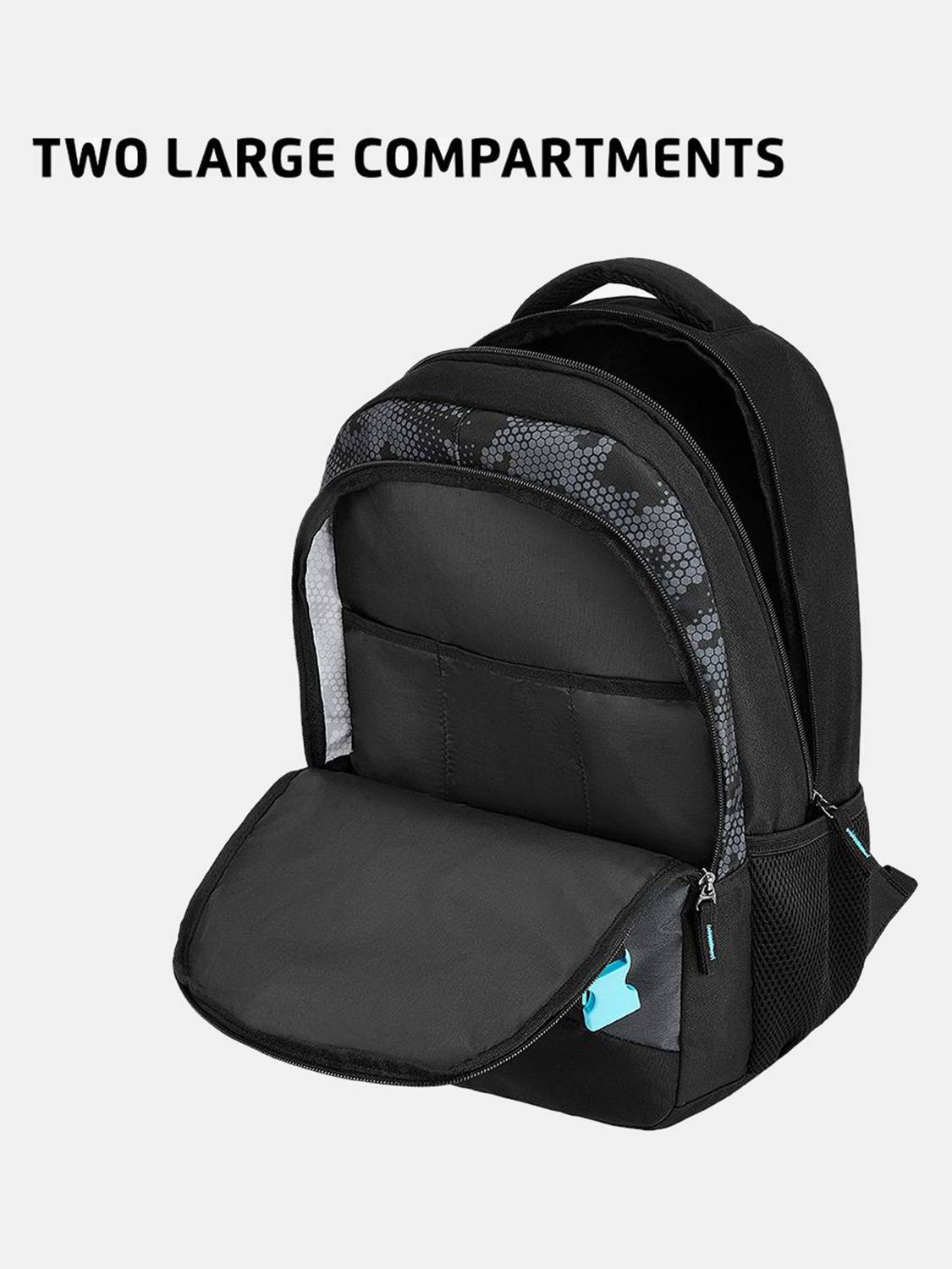 SAFARI Ashper Plus 30L Black Laptop Backpack - Image 4