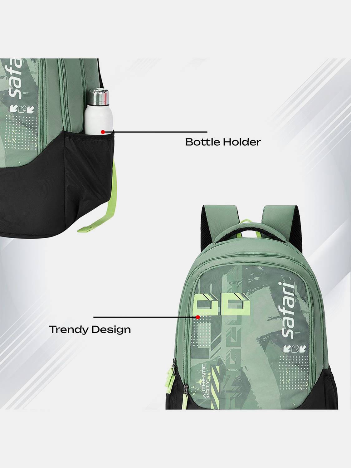 SAFARI Sigma 3 36L Green Backpack - Image 5