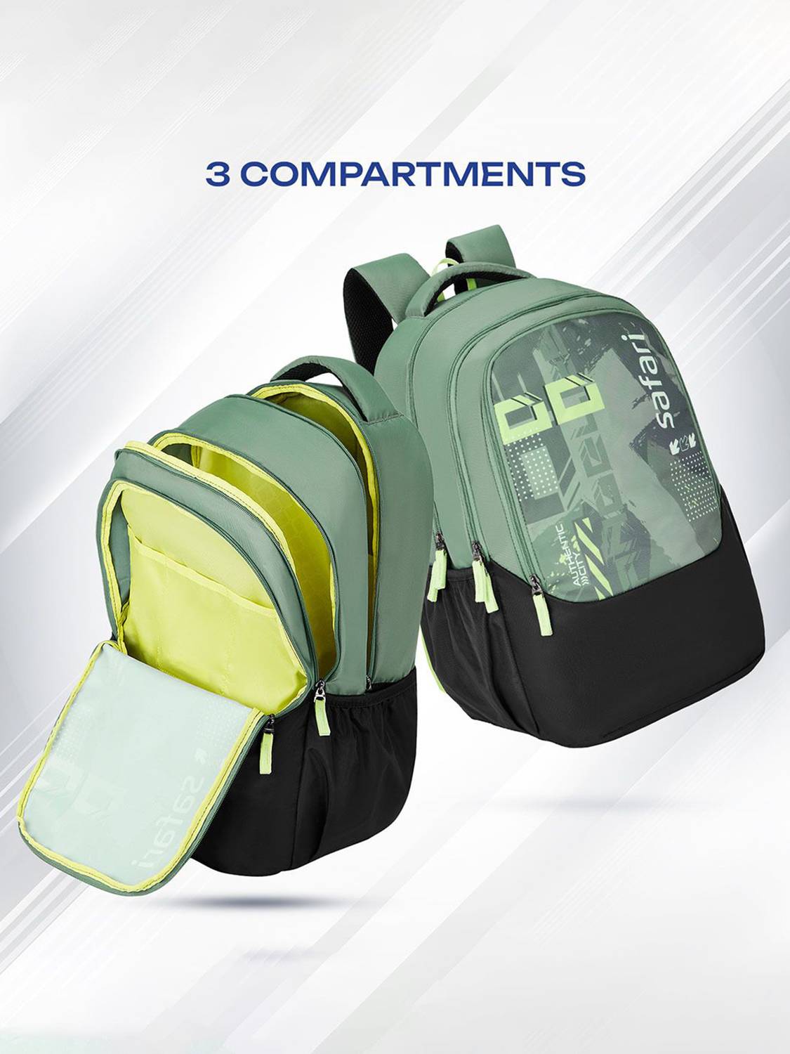 SAFARI Sigma 3 36L Green Backpack - Image 4