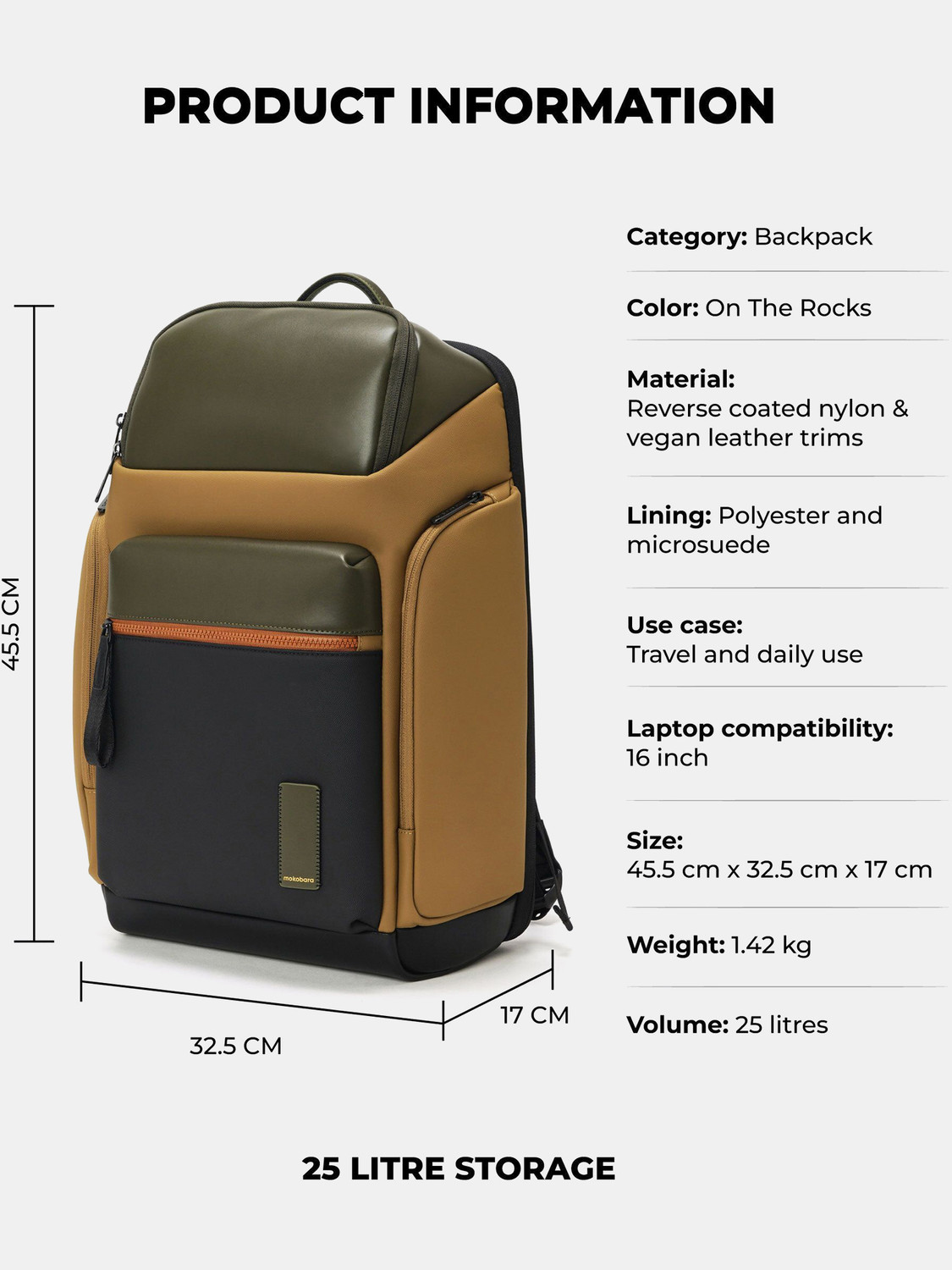 Image of Mokobara The Astronaut Backpack 25 L Backpack