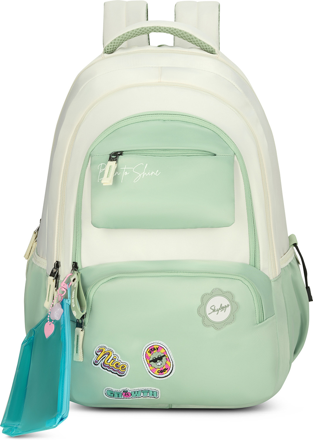 Image of SKYBAGS Celeste School Backpack for Girls with Quick Access Front Pocket & Rain Cover 37 L Backpack